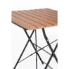 Square bistro table in wood effect - 600mm - Bolero - Fourniresto