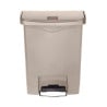 Mülleimer mit Frontpedal Slim Jim Beige - 30L - Rubbermaid