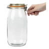 Canning Jar with Clip - 3L - FourniResto - Fourniresto