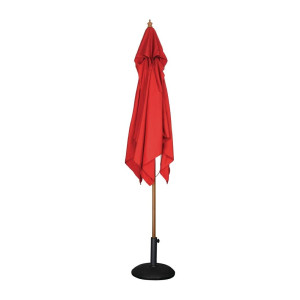 Parasol Carré Rouge - 2,5m - Bolero