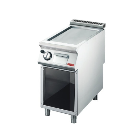 Gasgrill 700 mm - Glatte Edelstahlplatte