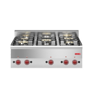 Gasherd zum Aufstellen 5 Flammen 600 - Gastro M