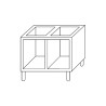 Offener Schrank 650 - Gastro M