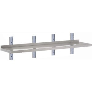 Etagère Murale en Inox Sans Supports-L 1800 X P 400mm - Gastro M