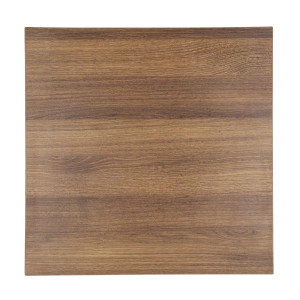 Square Table Top Oak Wood Effect - L 600mm - Bolero