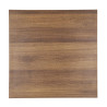 Square Table Top Oak Wood Effect - L 600mm - Bolero