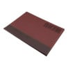 Contemporary A4 Dark Red Menu Cover - Securit - Fourniresto