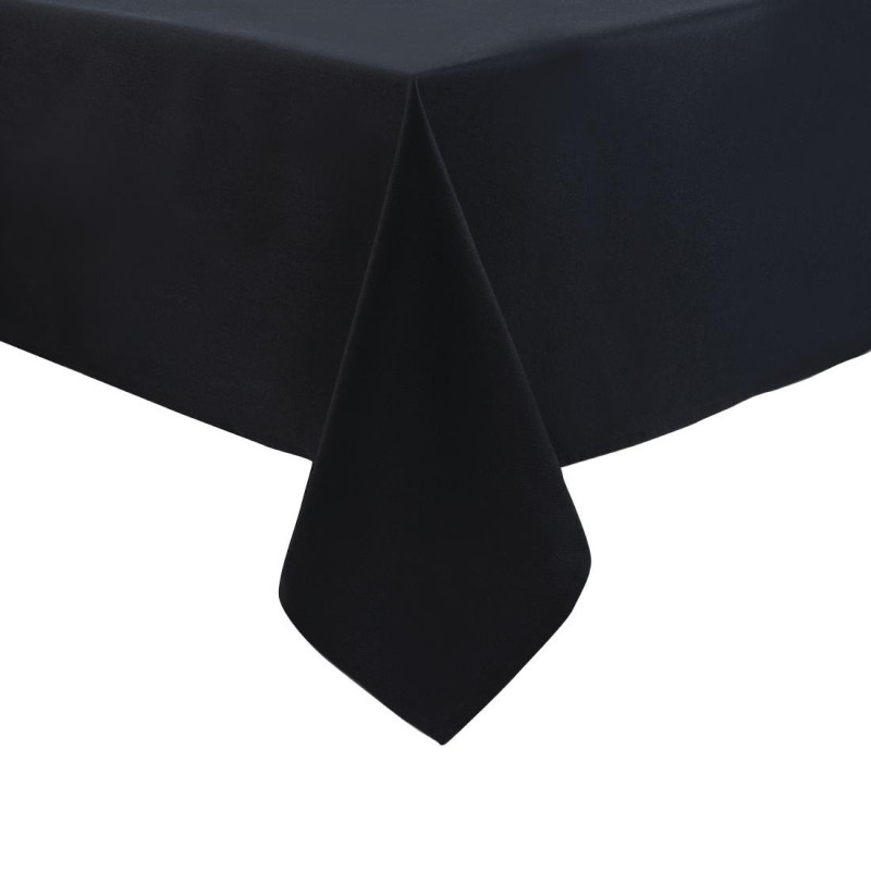 Schwarze Tischdecke 900 x 900mm - Mitre Essentials - Fourniresto