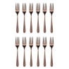 Table Forks Copper Cyprium - Set of 12 - Olympia