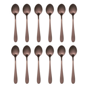 Copper Cyprium Teaspoons - Set of 12 - Olympia