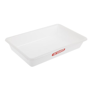 Bac Alimentaire Peu Profond Transparent 435Mm - Araven - Fourniresto