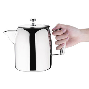 Stainless Steel Cosmos Teapot 1.4L - Olympia - Fourniresto