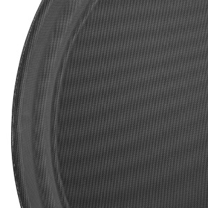 Non-slip round black fiberglass tray 406mm - Olympia KRISTALLON - Fourniresto