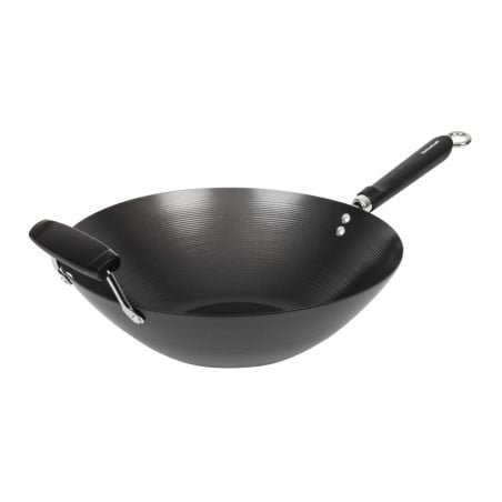 Wok mit flachem Boden und Antihaftbeschichtung - 35 cm - Kitchen Craft - Fourniresto