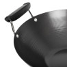 Wok Antiadhésif Fond Plat - 35 cm - Kitchen Craft - Fourniresto