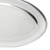 Plat de service ovale inox - 250mm - Olympia - Fourniresto