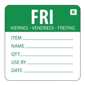 Removable Label "Friday" - Vogue