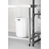 Collecteur Brute Blanc - 37,9L - Rubbermaid