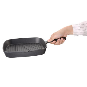 Poêle Grill Rainurée - L 241 mm - Vogue