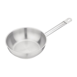 Stainless Steel Saute Pan - Ø 200mm - Vogue