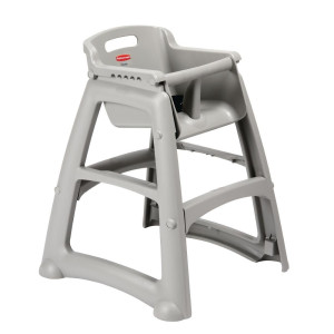 Stapelbarer Hochstuhl Platin - Rubbermaid - Fourniresto