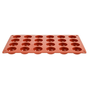 24 Pomponnettes Silicone Mould Formaflex - Pavoni