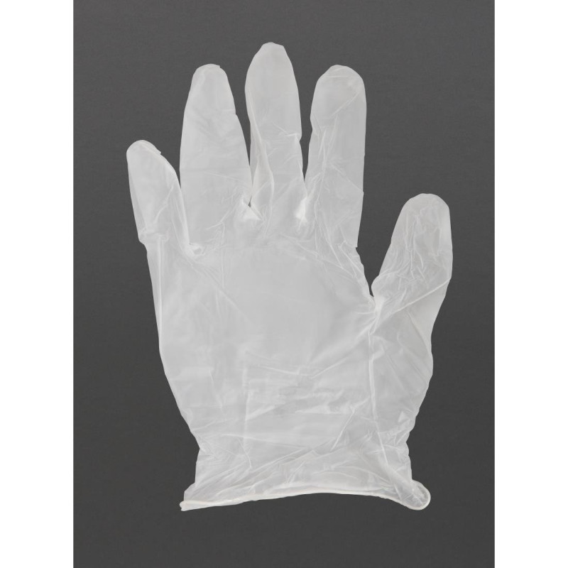 Non-Powdered Vinyl Gloves - Size M - Vogue