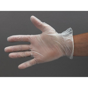 Non-powdered vinyl gloves S - Vogue - Fourniresto