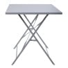 Table de Terrasse Pliable Grise - 1100 x 700 mm - Bolero