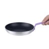 Aluminium Non-Stick Frying Pan Ø 240mm, Purple Handle Hygiplas - Teflon Platinum Plus Coating