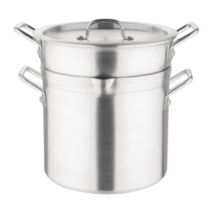 Marmite Bain Marie Aluminium 10 L Vogue - Cuisine professionnelle