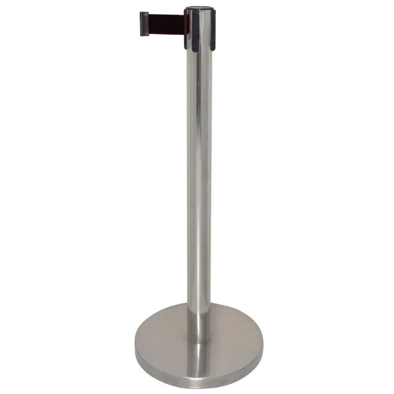 Retractable Barrier Black Strap 3m Bolero GG724: Security and Elegance