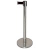 Retractable Barrier Black Strap 3m Bolero GG724: Security and Elegance