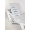 Chaises Longues en Polypropylène Blanc - Lot de 4 by Resol