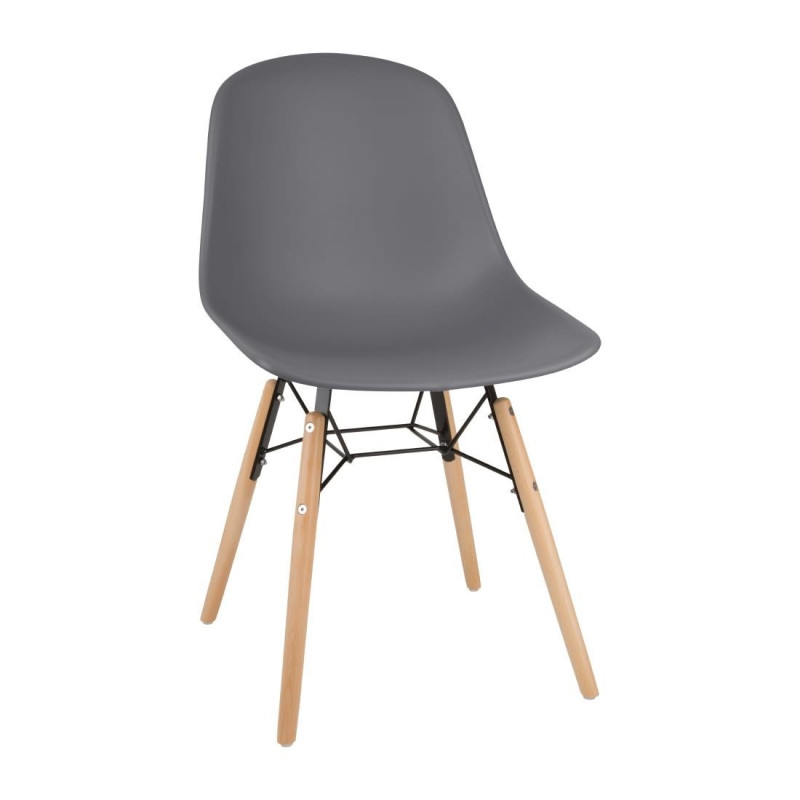 Dunkelgrauer Arlo Stuhl - 2er-Set Bolero: Komfort, Robustheit und Eleganz Dunkelgrauer Arlo Stuhl - 2er-Set Bolero: Komfort, Robustheit und Eleganz
