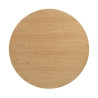 Round Natural Ash Table Top 600 mm - Bolero Quality