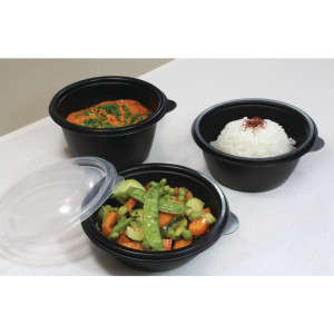 Round Food Trays 750 ml - Pack of 300 - Recyclable PP