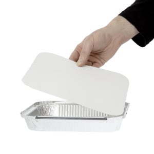 Cardboard Lids for Aluminum Trays - Set of 200, optimal preservation