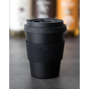 Wiederverwendbarer Bambusbecher Schwarz 340ml: praktisch und umweltfreundlich