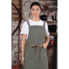 Cotton Khaki Bib Apron: Protection and Comfort