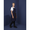 Navy blue cotton bib apron for kitchen professionals - Quality and style guaranteed