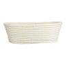 Oval Rattan Fermentation Basket 250x150x80 mm Vogue: Perfect pastry & even fermentation