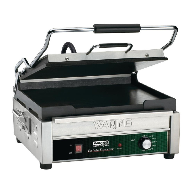 Professionelle Panini-Grill - Glattes Edelstahlplatten