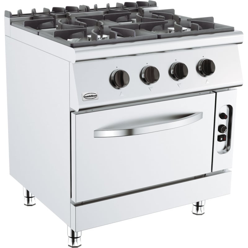 Professional 700 Oven with Gas Oven - 4 Burners - CombiSteel