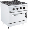 Professional 700 Oven with Gas Oven - 4 Burners - CombiSteel