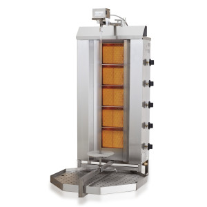 Gas-Kebab-Grill - 5 Heizbereiche - CombiSteel