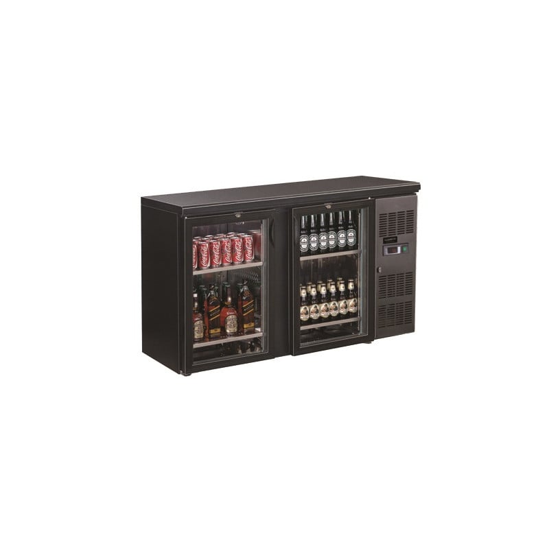 Refrigerated Back Bar with 2 Glass Doors - 350 L - CombiSteel