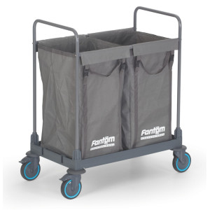 Laundry Transport Trolley - 2 x 125 L - CombiSteel