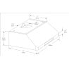 Dunstabzugshaube - L 1200 mm - CombiSteel