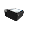 Black Countertop Ice Cream Display - Static - 3 x 5 L - Customer Side - CombiSteel